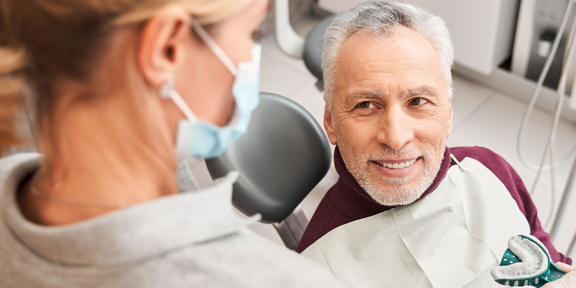 Patient Smiling at Doctor