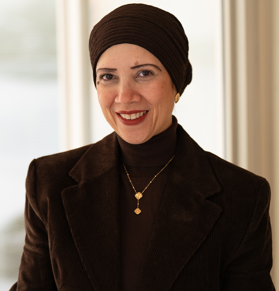staff member Hend's headshot